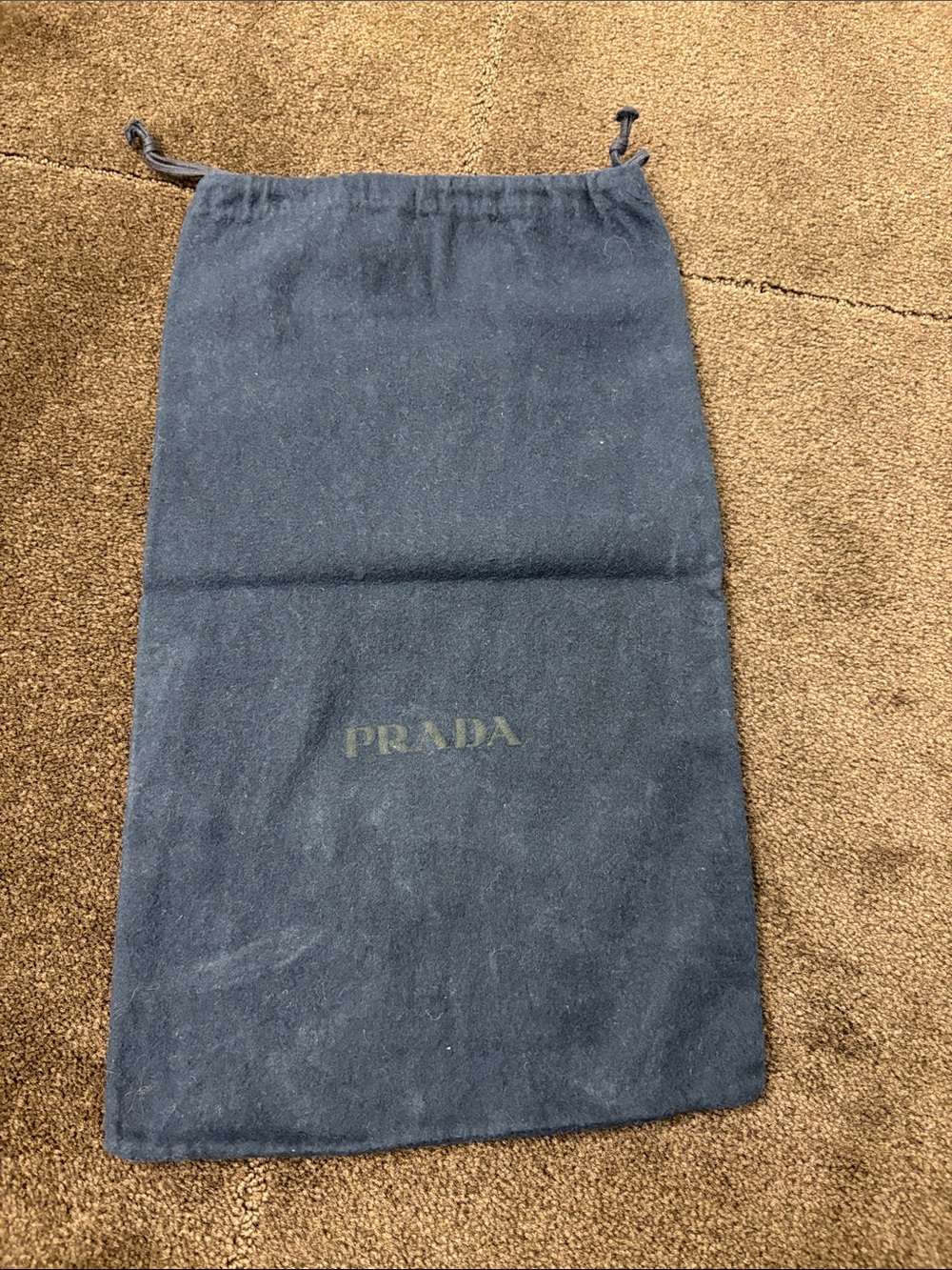 Prada blue dust bag